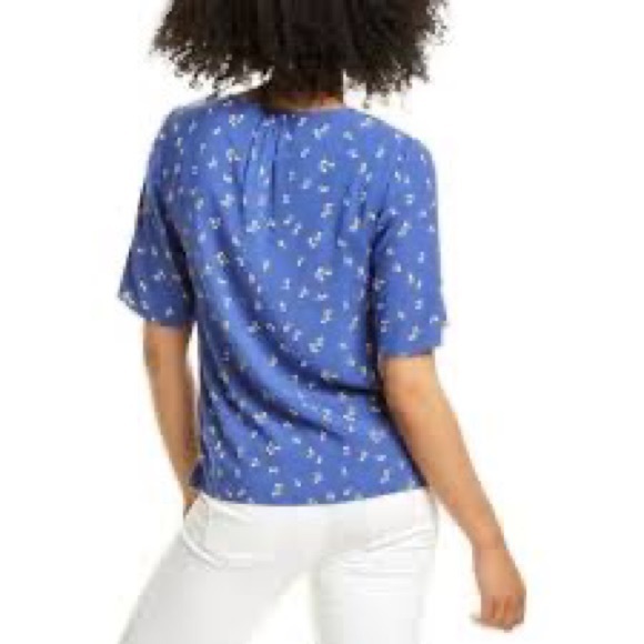 Joules Georgie Lemon Print Blouse 6 - Picture 2 of 9